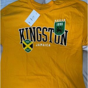 Kingston Jamaica Yellow TSHIRT Sz Xl